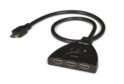 Fonestar FO-513 - Bidirectional, Automatic HDMI Switch 3 X 1 (3 Inputs X 1 Output), Fonestar