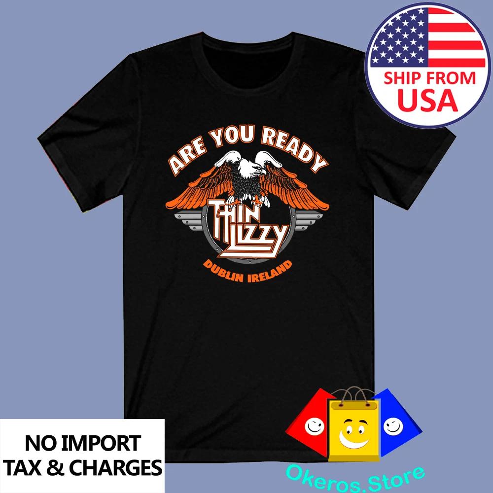 

Thin Lizzy Dublin Ireland Men s Black Size S to 3XL L