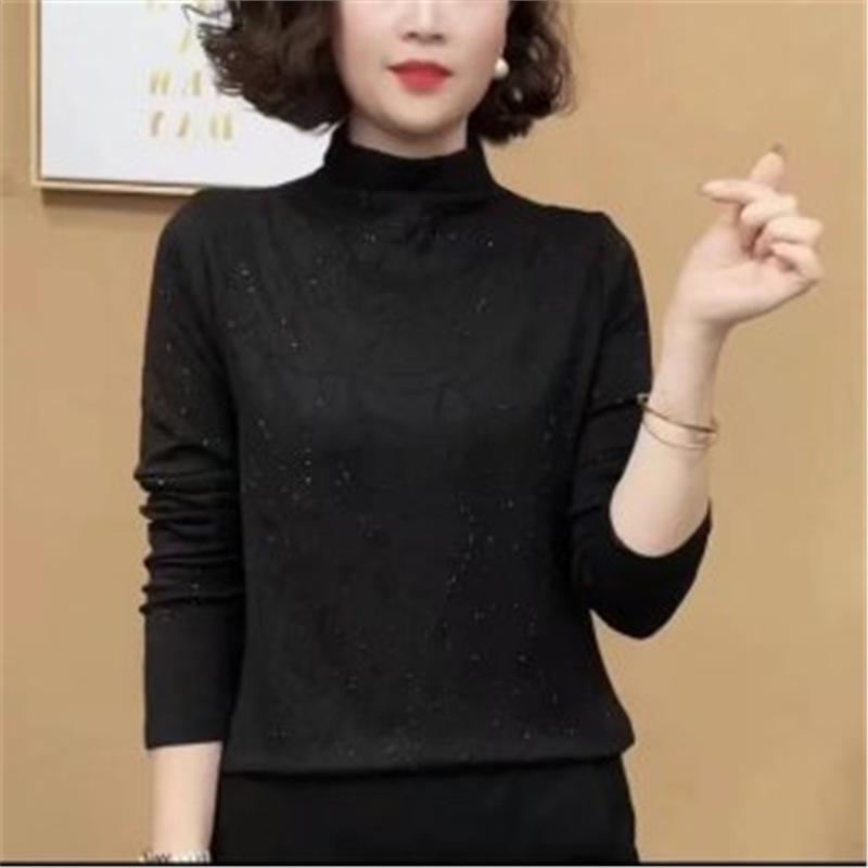 

New Autumn/Winter Plus Size Mother’s Fashion - Loose Fit 5XL чорний