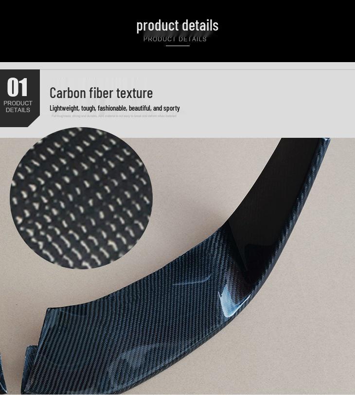 Carbon Fiber Front Corner Trim for BMW M3 F80, M4 F82/F83