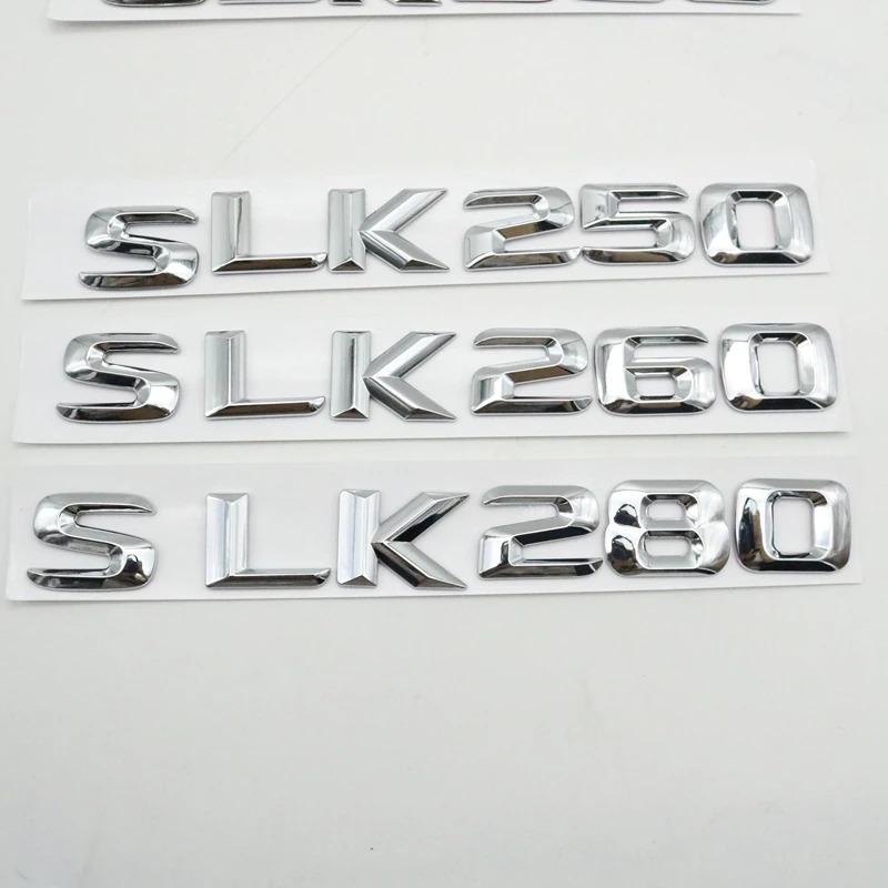 ABS Rear Trunk Lid Emblem Number Letter for Mercedes-Benz R170 R171 R172 SLK32 SLK63 SLK55 SLK200 SLK220 SLK230 SLK250 SLK260