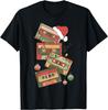 80 Christmas Cassette Tape Pencil 1980 Retro Throwback Music Tshirt Funny Shirt Harajuku Short Sleeve Tee Ropa Hombre