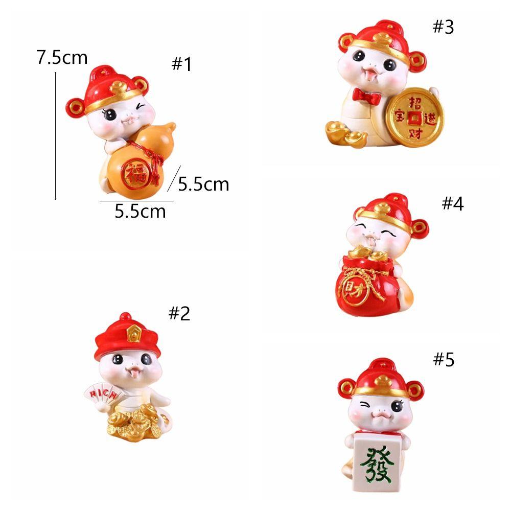 Cute New Year Snake Figurine Traditional Small Snake Ornament  New Year Decoration Gifts