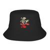 Chapeau Bucket Rock Band U2 Streetwear Casquettes de Pêcheur Respirant Visière de Vacances Pour Couple Design de Mode Casquette