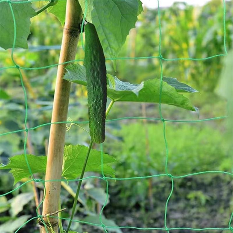 Garden Trellis Net Plant Support Netting for Climbing Plant Outdoor Flexible String Net for Bean Peas Vegetables Tomato