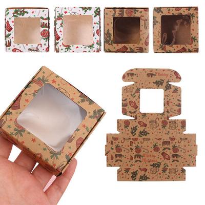 Hochzeitsbedarf Papier DIY Kraft Fenster Geschenkbox Verpackungsbox Weihnachtsgeschenkbox