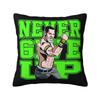 Luxury WWE John Cena Never Give Up Sofa Cushion Cover Soft Pillow Case for Living Room