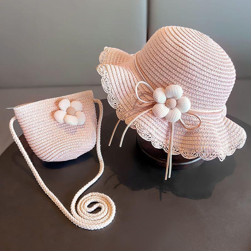 Sommer Sonnenschutzhut Strand Sonnenschutzhut Modische Taschenaccessoires Niedlich Reise Passend