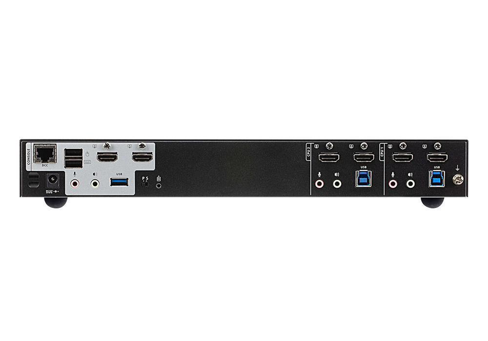 ATEN CS1842 2-Port USB 3.0 4K HDMI Dual Display KVMP Switch - KVM / Audio / USB Switch - 2 Ports