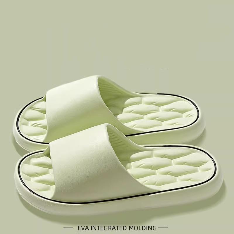 Fashion New Fashion Solid Concise Summer Home Slippers Men's Women's EVA Lightweight Indoor Bathroom Slippers Couples Slide Beach Sandal