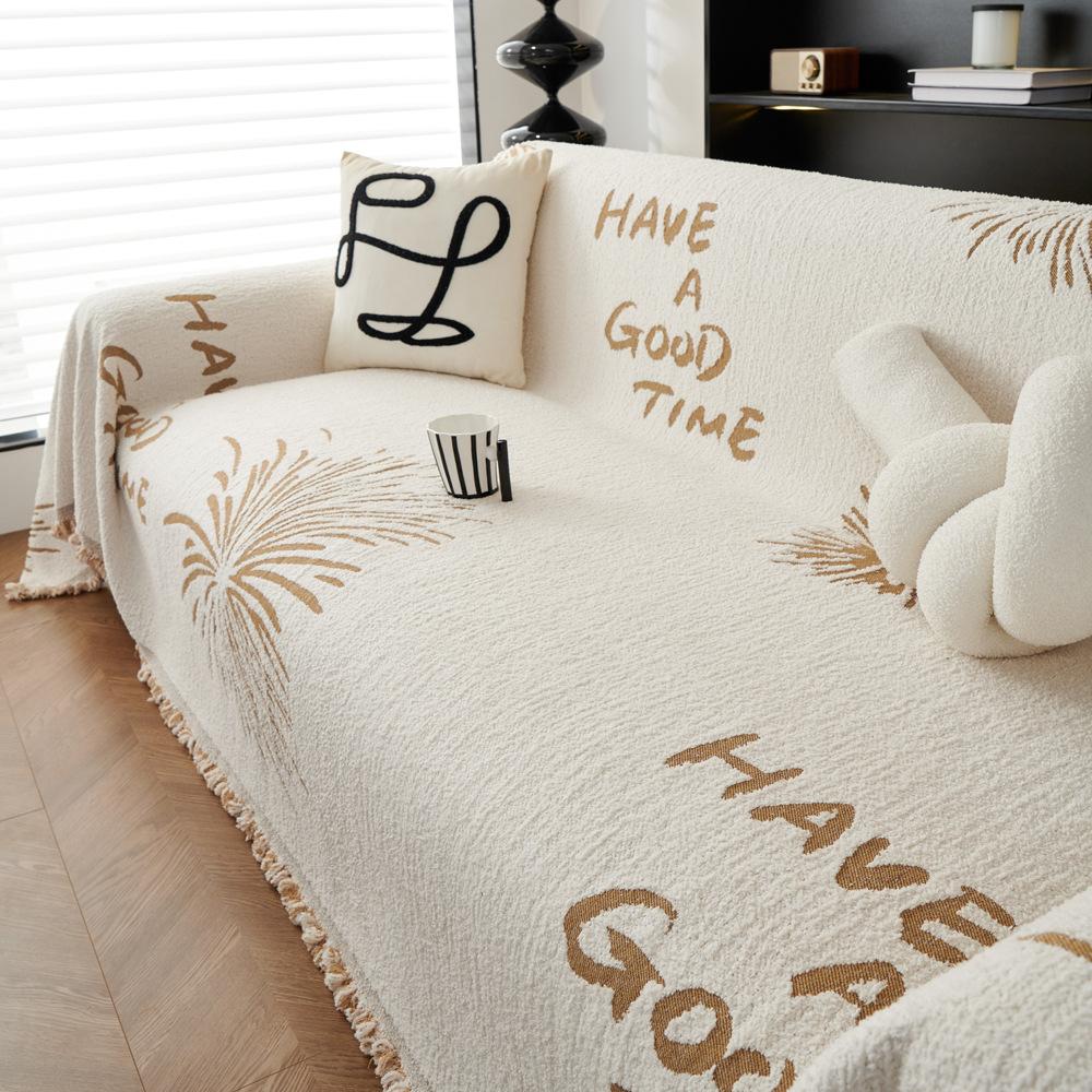 Полубархатный чехол для дивана Высококачественный Легкая Роскошь Осенне-зимний Чехол — фото 8