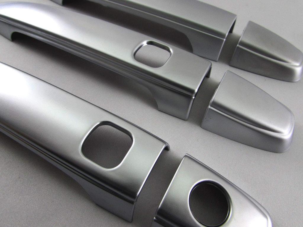 BRIGHTZ Door Handle Satin for Toyota Porte and 145 NSP 33092 Cover, Silver, 140, 141, [DHC-NOBU-374], NCP141, NCP145, NSP140, NSP141, NCP, P140, P141,