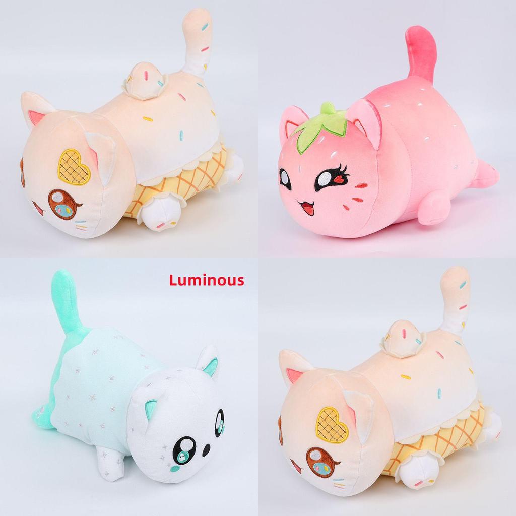 Cute Aphmau Cat Plush Toy Soft And Luminous Stuffed Pillow For Fans Collectors And Kids