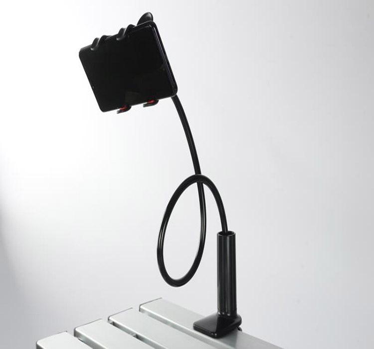 Líný držák na mobilní telefon: Kreativní spirálový stolní a noční prodlužovací kabel pro živé vysílání