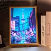 Stimmungsleuchte Seoul Lichtmalerei Fotorahmen LED Nachtlicht Schöne Stadtlampen Nachttisch Heimzimmer Dekoration Freund Geschenke