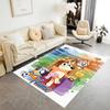 Football Fun Bluey Customize Your Name Area Rug Design for Hallway Bedrooms Entryway Study room Antislip Carpet Anime Office Decor Wedding Party Gift