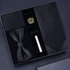 Tie Five-Piece Men'S Business Dress 8Cm Tie, Zipper Hand With The Same Bow Tie, Suit Square Scarf Cufflinks