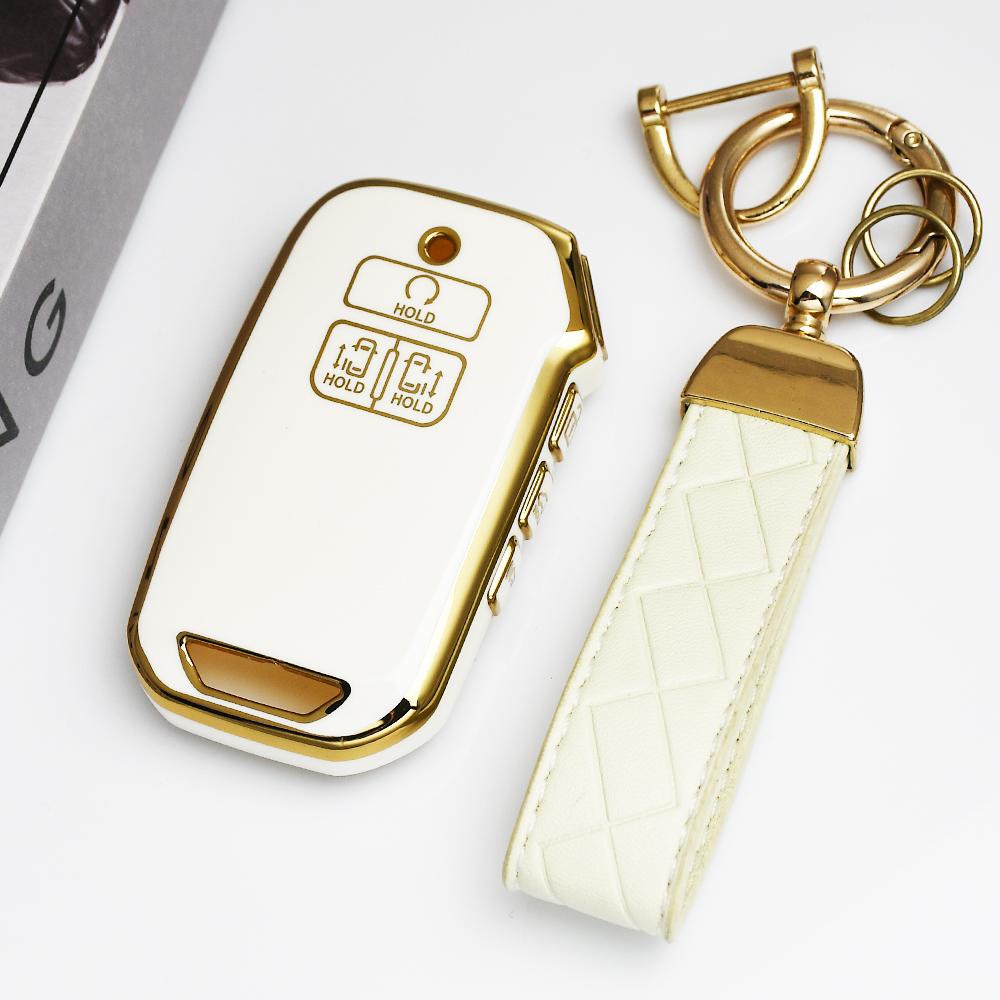 7 Buttons Remote Keyless Shell Fob For Kia Sportage R Stinger Sorento Cerato Carnival 4Th Gen K5 Tpu Key Fob Case Cover Keychain