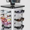 360 Rotating Sunglass Display Rack Metal Glasses Stand Holder 44 Pairs W/ Mirror Retail Sunglass Display Stand Sunglasses Rack