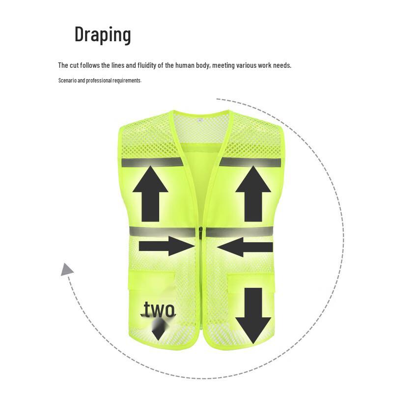 Yu Shun Summer Mesh Reflective Safety Vest