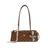 Korean Chic Bow Polka Dot Baguette Bag - Stylish Women's Shoulder & Handheld Bag