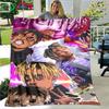 Mode Hip-Hop-Sänger J-Juice WRLD Flanell Decke für Erwachsene und Kinder Sofa Bett Dekoration Decke Tragbare Decke Geschenk