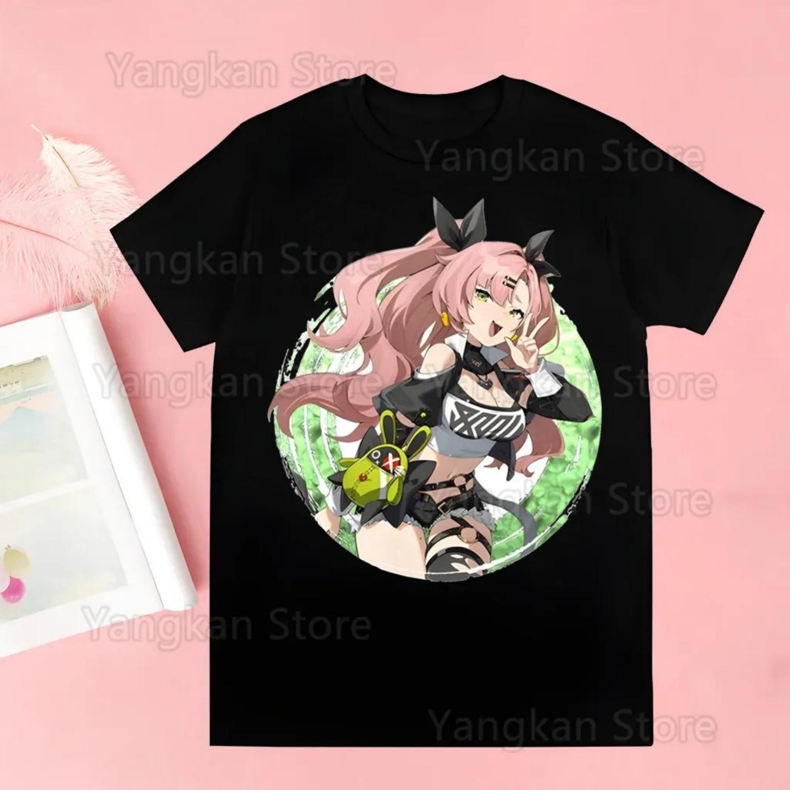 

Anime Game Zenless Zone Zero T shirt Cartoon Casual T-shirt Male Streetwear Tops ZZZ Bangboo Men s tshirt Unisex Short Sleeve S