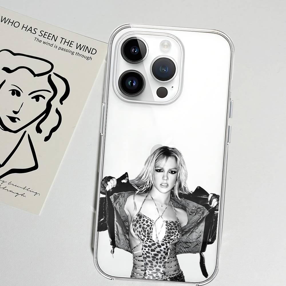 It Is B-Britney S-Spears Phone Case Soft Transparent Case For IPhone 17 16 15 14 13 12 11 Pro Max Mini Plus Shockproof Cover