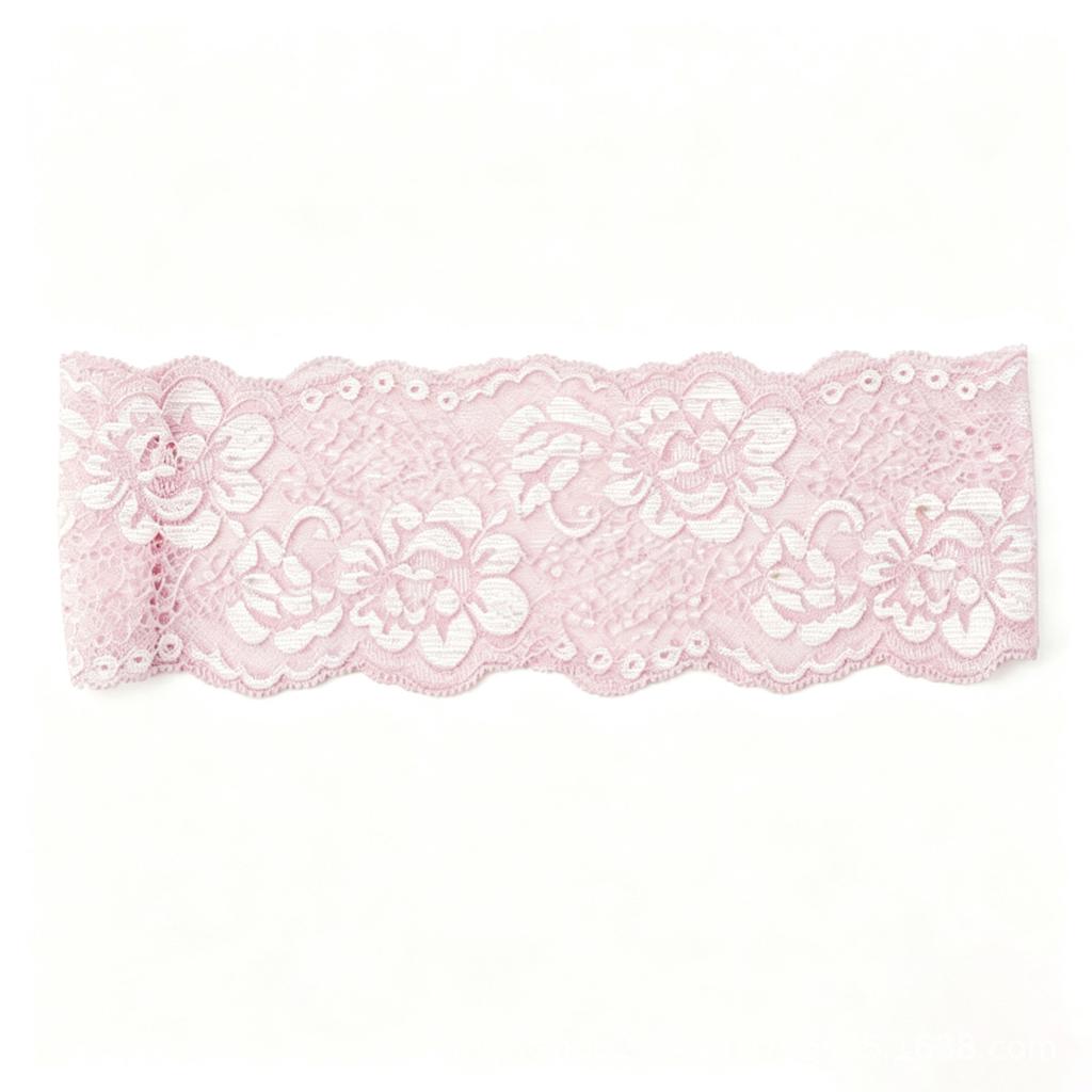 Multi-color floral textured lace elastic single-layer breathable headband for wedding and party hair accessories