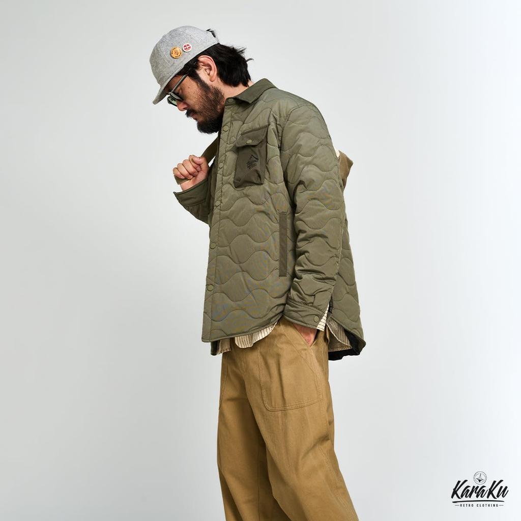 Functional Padded Quilted Jacket [karaku] 4-pocket