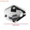 Y4UA Motorcycle Aluminum Kickstand Foot Side Stand Enlarger Pad Plate for 900