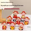 Chinese God of Wealth Figurine for Desktop Decoration - Cute Cultural Gift for Office or Shrine