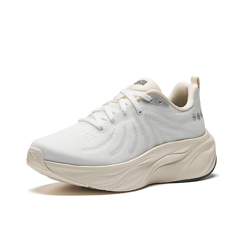 Anta Yezi 1.0 Simple Versatile Non-Slip Wear-Resistant Low-Top Casual Running Shoes Women Sneaker Paper-White 122535515-1