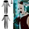 Clown Cosplay Terrifier Clothing Polyester Onesie Mask Halloween Party Costume