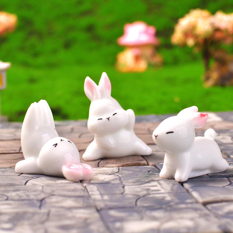 Cute and Sporty Little Rabbit Home Desktop Decoration Accessories Cartoon Rabbit Ornaments
