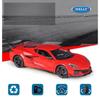 WELLY 1/24 Chevrolet Corvette Z06 2023 Alloy Sports Car Model Diecast Metal Track Racing Car Vehicles Model Simulation Kids Gift