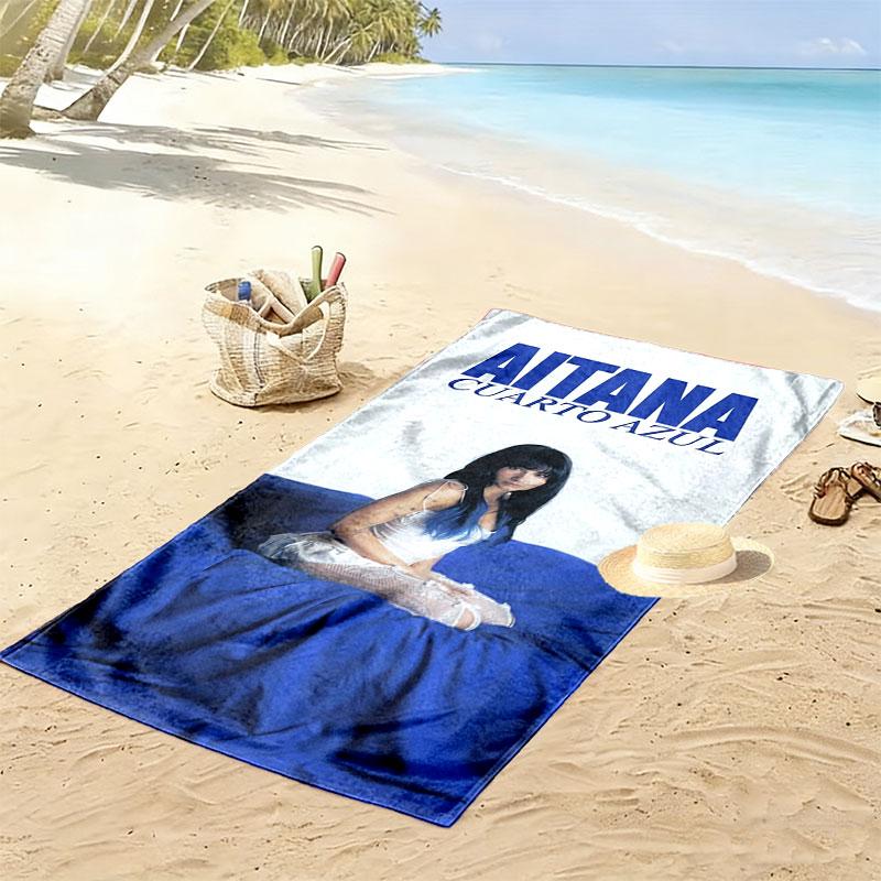 Aitana Print Beach Towel, Large Soft Quick Dry Towel for Beach Camping Swimming