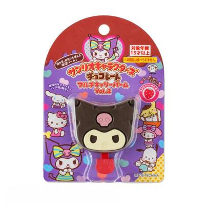 BANDAI Sanrio Characters Chocolate Multi-Carry Balm Vol.2 Kuromi, Ages 15 and Up