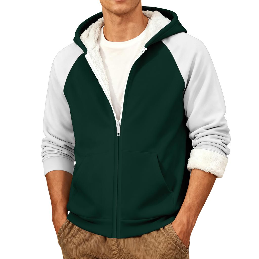 Ανδρικό Καθημερινό Ζεστό Μπουφάν με Κουκούλα