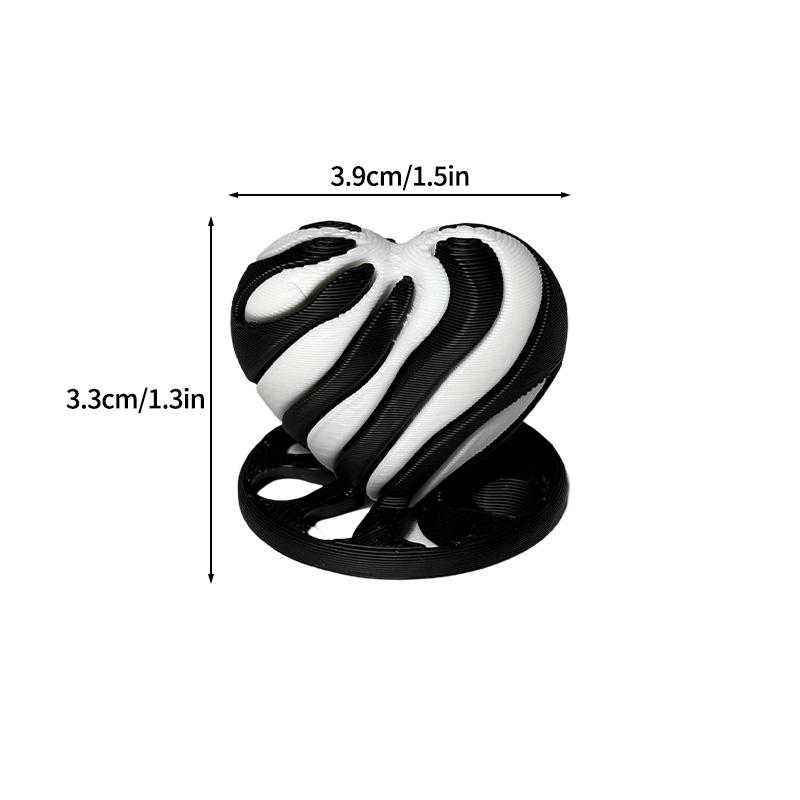 3d Printed Toys Desk Accessories Three-dimensional Pyramid Printed Spiral Cone Helix Screw Rotating Stress Relieving Spiral Cone