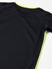 YONEX J120 Short Sleeve Game Black Shirt, Kids, (007)