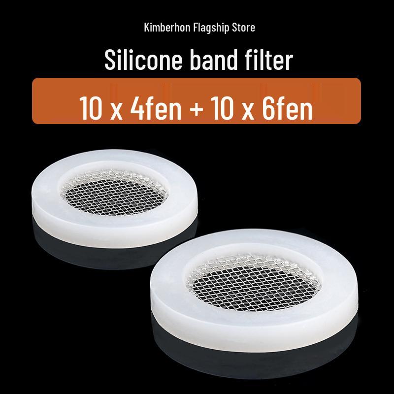 Silicone Rubber Gasket Shower Head Seal Ring, Water Heater Pipe Flat Washer, 4-6 Minute Installation.