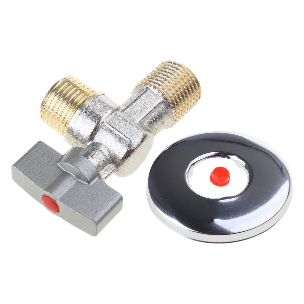 Water Shut Down Valves With Handle Water Flow Control Valves Hot/Cold Water Turn Angle Stop Valves Bathroom Accessroies