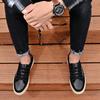 Zapatos de Hombre Zapatos Marea de Primavera Cuero Genuino Zapatos de Moda Nuevos Zapatos de Cuero de Hombre Moda Suela Plana Zapatillas Casuales