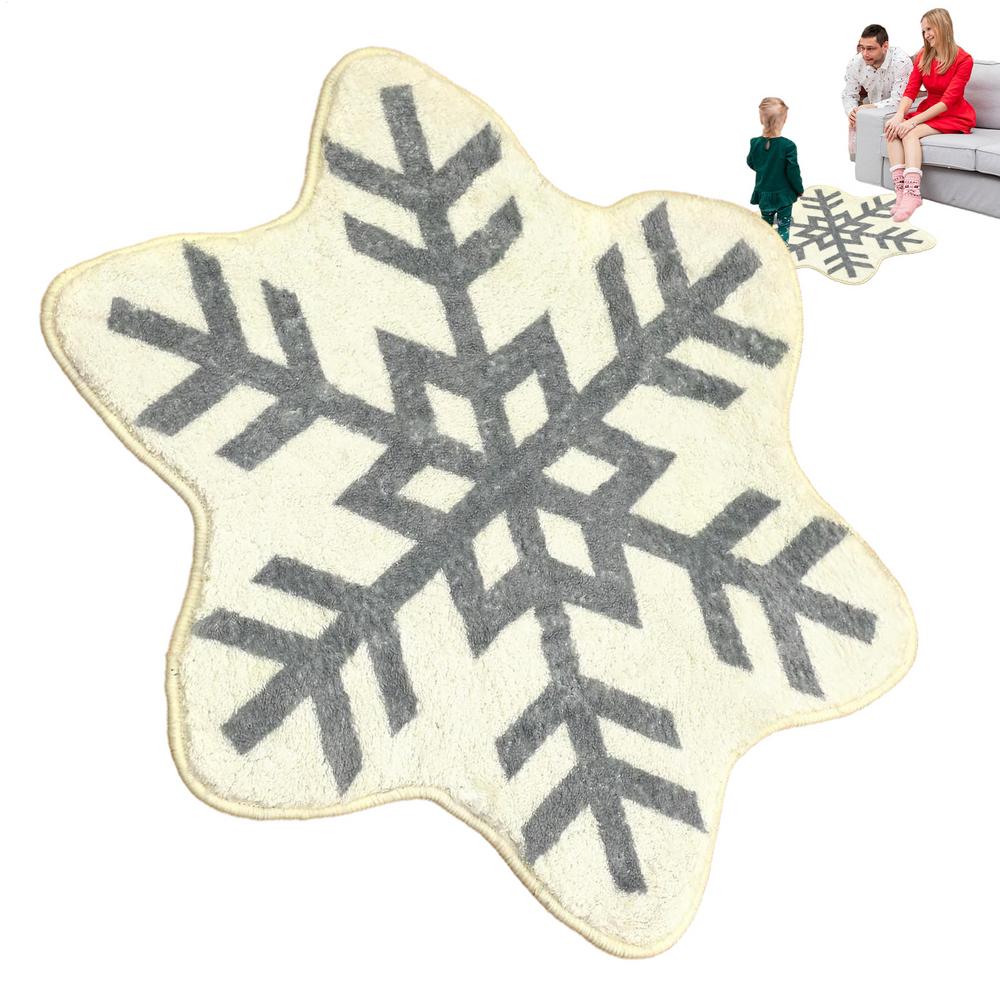 

Christmas Bathroom Rugs Soft Door Mat 24x24 Inch Washable Christmas Floor Carpet For Kitchen Dining Dormitory Entryway Nursery