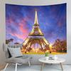 Eiffel Tower Tapestry Water Reflection Tapestry French Architecture Tapestry Living Room Bedroom Dorm Decor Background Cloth