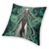 Tatsumaki One Punch Man Fan Art Square Pillowcase Polyester Linen Velvet Creative Zip Decor Throw Pillow Sofa Cushion Cover