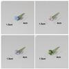 Mini Glass Flower Decor Colored Glaze Simulation Floral Glass Flower Bouquet Hand-blown Glass Flower Home Room Decoration