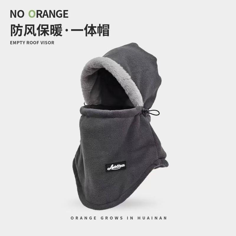 Winter Thermal Cycling Balaclava Hat With Fleece Lining Windproof Hood Men Women Outdoor Cold Weather Protection