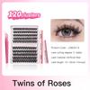 Life Girls 3D Volume False Eyelash Kit – Fluffy & Natural Cluster Lashes, DIY Individual Lash Extensions, Hot Melt Glue Applicator Set